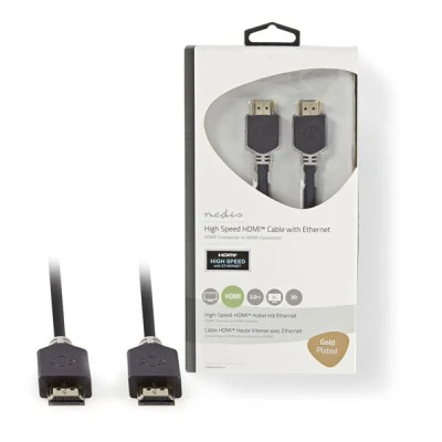 Καλώδιο HDMI High Speed NEDIS CVBW34000AT30 με Ethernet από αρσενικό - αρσενικό 3.00m Καλώδιο HDMI High Speed NEDIS CVBW34000AT30 με Ethernet από αρσενικό - αρσενικό 3.00m