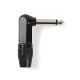 Βύσμα NEDIS COTP23902BK 6.35mm mono γωνία ιδανικό για ενισχυτές μουσικά όργανα και μικρόφωνα