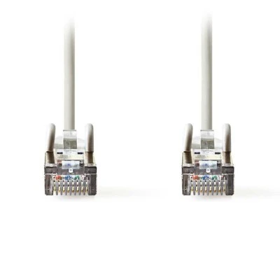 Καλώδιο δικτύου NEDIS CCGP85121GY015 CAT5e SF/UTP 0.15m σε γκρι χρώμα Καλώδιο δικτύου NEDIS CCGP85121GY015 CAT5e SF/UTP 0.15m σε γκρι χρώμα