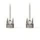 Καλώδιο δικτύου NEDIS CCGP85121GY015 CAT5e SF/UTP 0.15m σε γκρι χρώμα Καλώδιο δικτύου NEDIS CCGP85121GY015 CAT5e SF/UTP 0.15m σε γκρι χρώμα