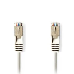 Καλώδιο δικτύου NEDIS CCGP85121GY015 CAT5e SF/UTP 0.15m σε γκρι χρώμα