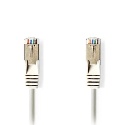 Καλώδιο δικτύου NEDIS CCGP85121GY015 CAT5e SF/UTP 0.15m σε γκρι χρώμα Καλώδιο δικτύου NEDIS CCGP85121GY015 CAT5e SF/UTP 0.15m σε γκρι χρώμα