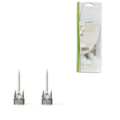 Καλώδιο δικτύου NEDIS CCGP85121GY015 CAT5e SF/UTP 0.15m σε γκρι χρώμα Καλώδιο δικτύου NEDIS CCGP85121GY015 CAT5e SF/UTP 0.15m σε γκρι χρώμα