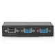 VGA switch 2 Η/Υ σε 1 οθόνη NEDIS CSWI5902BK 500MHz WQXGA λεπτής σχεδίασης