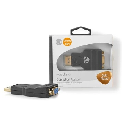 Αντάπτορας NEDIS CCBW37935AT DisplayPort αρσενικό σε VGA θηλυκό με επίχρυσες επαφές