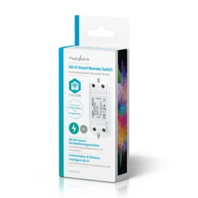Διακόπτης Smart με ασύρματη τεχνολογία  Wi-Fi & τάση 100-240 VAC 50 Hz 2500W 10Α με κομψό σχεδιασμό