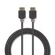 Καλώδιο NEDIS CVBW34000AT10 HDMI High Speed με Ethernet αρσενικό σε αρσενικό μήκους 1.0m
