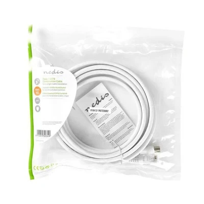 Συνδυασμός καλωδίων NEDIS CSGP4500WT30 IEC αρσ. - RJ45 CAT6 & IEC θηλ. - RJ45 CAT6 3.0m