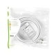 Συνδυασμός καλωδίων NEDIS CSGP4500WT30 IEC αρσ. - RJ45 CAT6 & IEC θηλ. - RJ45 CAT6 3.0m