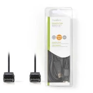 Καλώδιο NEDIS CCGB37010BK20 DisplayPort αρσενικό σε DisplayPort αρσενικό μήκους 2.00m