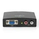 Μετατροπέας VGA + 2 RCA σε HDMI με 1.65Gbps ταχύτητα μεταφοράς δεδομένων σε ανθρακί χρώμα Μετατροπέας VGA + 2 RCA σε HDMI με 1.65Gbps ταχύτητα μεταφοράς δεδομένων σε ανθρακί χρώμα