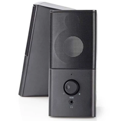 Στερεοφωνικά gaming ηχεία NEDIS GSPR10020BK 2.0 6W με ρυθμιζόμενη ένταση ήχου Στερεοφωνικά gaming ηχεία NEDIS GSPR10020BK 2.0 6W με ρυθμιζόμενη ένταση ήχου