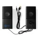 Στερεοφωνικά gaming ηχεία NEDIS GSPR10020BK 2.0 6W με ρυθμιζόμενη ένταση ήχου Στερεοφωνικά gaming ηχεία NEDIS GSPR10020BK 2.0 6W με ρυθμιζόμενη ένταση ήχου