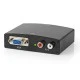 Μετατροπέας VGA + 2 RCA σε HDMI με 1.65Gbps ταχύτητα μεταφοράς δεδομένων σε ανθρακί χρώμα Μετατροπέας VGA + 2 RCA σε HDMI με 1.65Gbps ταχύτητα μεταφοράς δεδομένων σε ανθρακί χρώμα