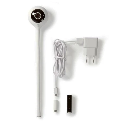 WiFi Smart IP camera NEDIS Full HD 1080p λευκό χρώμα με αισθητήρα θερμοκρασίας & υγρασίας