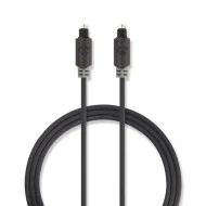 Καλώδιο οπτικής ίνας NEDIS CABW25000AT20 TosLink αρσενικό - αρσενικό 2m σε ανθρακί χρώμα
