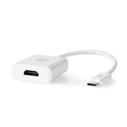 Μετατροπέας NEDIS CCGP64651WT02 από USB 3.1 type-C αρσενικό σε HDMI θηλυκό 0.20m Μετατροπέας NEDIS CCGP64651WT02 από USB 3.1 type-C αρσενικό σε HDMI θηλυκό 0.20m