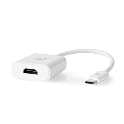Μετατροπέας NEDIS CCGP64651WT02 από USB 3.1 type-C αρσενικό σε HDMI θηλυκό 0.20m Μετατροπέας NEDIS CCGP64651WT02 από USB 3.1 type-C αρσενικό σε HDMI θηλυκό 0.20m