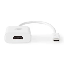 Μετατροπέας NEDIS CCGP64651WT02 από USB 3.1 type-C αρσενικό σε HDMI θηλυκό 0.20m
