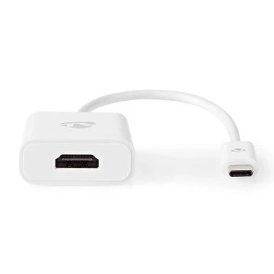 Μετατροπέας NEDIS CCGP64651WT02 από USB 3.1 type-C αρσενικό σε HDMI θηλυκό 0.20m Μετατροπέας NEDIS CCGP64651WT02 από USB 3.1 type-C αρσενικό σε HDMI θηλυκό 0.20m