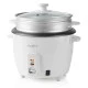 Βραστήρας ρυζιού NEDIS KARC06WT 0,6L 300W σε λευκό χρώμα με αντικολλητικό εσωτερικό δοχείο Βραστήρας ρυζιού NEDIS KARC06WT 0,6L 300W σε λευκό χρώμα με αντικολλητικό εσωτερικό δοχείο