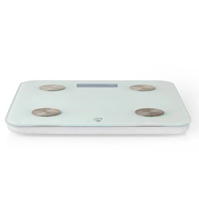 Wifi smart ηλεκτρονική ζυγαριά μπάνιου NEDIS WIFIHS10WT με δυνατότητα πολλαπλών αναλύσεων