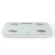 Wifi smart ηλεκτρονική ζυγαριά μπάνιου NEDIS WIFIHS10WT με δυνατότητα πολλαπλών αναλύσεων
