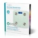 Wifi smart ηλεκτρονική ζυγαριά μπάνιου NEDIS WIFIHS10WT με δυνατότητα πολλαπλών αναλύσεων