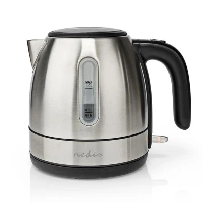 Ανοξείδωτος βραστήρας 1.0L NEDIS KAWK300EAL 2150W 230V 50/60Hz 1.0L με αφαιρούμενο φίλτρο
