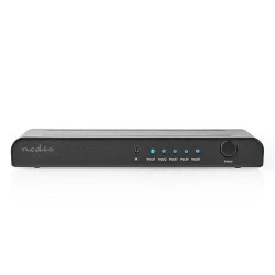 HDMI Switch 5 θυρών NEDIS VSWI3475AT με υποστήριξη 4K2K @ 60FPS / HDCP2.2 και 3D