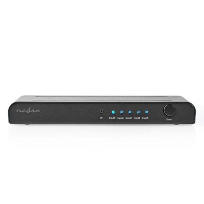 HDMI Switch 5 θυρών NEDIS VSWI3475AT με υποστήριξη 4K2K @ 60FPS / HDCP2.2 και 3D