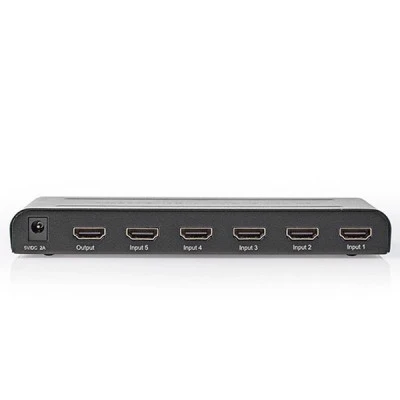 HDMI Switch 5 θυρών NEDIS VSWI3475AT με υποστήριξη 4K2K @ 60FPS / HDCP2.2 και 3D