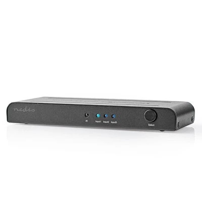 Switch 3 θυρών HDMI NEDIS VSWI3473AT με υποστήριξη 4K2K @ 60FPS / HDCP2.2 και 3D Switch 3 θυρών HDMI NEDIS VSWI3473AT με υποστήριξη 4K2K @ 60FPS / HDCP2.2 και 3D