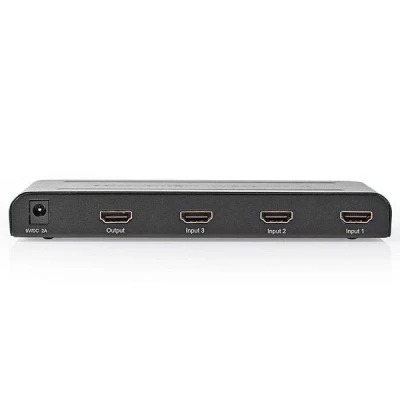 Switch 3 θυρών HDMI NEDIS VSWI3473AT με υποστήριξη 4K2K @ 60FPS / HDCP2.2 και 3D Switch 3 θυρών HDMI NEDIS VSWI3473AT με υποστήριξη 4K2K @ 60FPS / HDCP2.2 και 3D