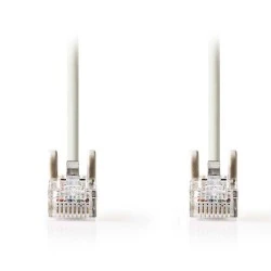 Καλώδιο δικτύου NEDIS CCGP85100GY05 CAT5e UTP 0.5m σε γκρι χρώμα