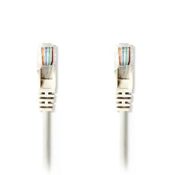 Καλώδιο δικτύου NEDIS CCGP85100GY05 CAT5e UTP 0.5m σε γκρι χρώμα