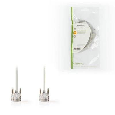 Καλώδιο δικτύου NEDIS CCGP85100GY05 CAT5e UTP 0.5m σε γκρι χρώμα
