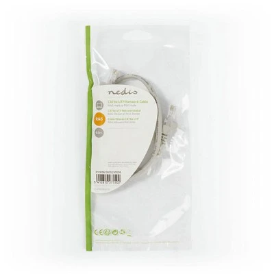 Καλώδιο δικτύου NEDIS CCGP85100GY05 CAT5e UTP 0.5m σε γκρι χρώμα