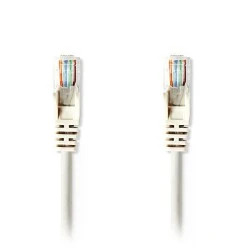 Καλώδιο δικτύου NEDIS CCGP85100GY10 CAT5e UTP μήκους 1m σε γκρι χρώμα