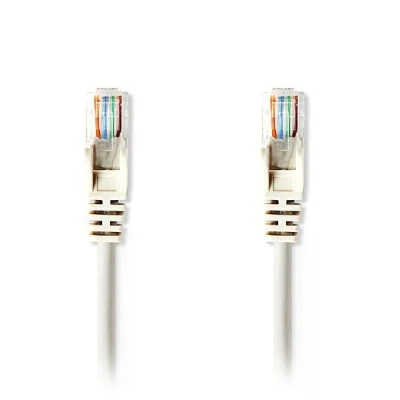 Καλώδιο δικτύου NEDIS CCGP85100GY10 CAT5e UTP μήκους 1m σε γκρι χρώμα
