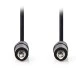 Καλώδιο ήχου NEDIS CAGB22000BK100 3.5mm αρσ. Stereo - 3.5mm αρσ. Stereo 10.0m Καλώδιο ήχου NEDIS CAGB22000BK100 3.5mm αρσ. Stereo - 3.5mm αρσ. Stereo 10.0m