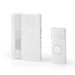 Ασύρματο κουδούνι NEDIS DOORB223CWT 80dB με ένδειξη LED & δυνατότητα αυξομείωσης της έντασης