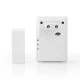 Ασύρματο κουδούνι NEDIS DOORB223CWT 80dB με ένδειξη LED & δυνατότητα αυξομείωσης της έντασης Ασύρματο κουδούνι NEDIS DOORB223CWT 80dB με ένδειξη LED & δυνατότητα αυξομείωσης της έντασης