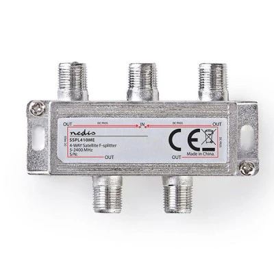 Δορυφορικό Satellite F-Splitter NEDIS SSPL410ME 11.5 dB 75 Ohm με 4 εξόδους