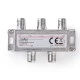 Δορυφορικό Satellite F-Splitter NEDIS SSPL410ME 11.5 dB 75 Ohm με 4 εξόδους