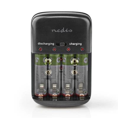 Φορτιστής για μπαταρίες NiCd και Ni-MH AA / AAA / 9V NEDIS BACH07