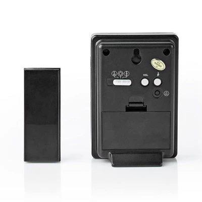 Ασύρματο κουδούνι NEDIS DOORB212BK 433 MHz 80dB με LED ένδειξη και δυνατότητα επιλογής μελωδίας