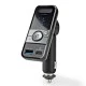 Αναμεταδότης FM NEDIS CATR130BK hands free και φορτιστής 3 σε 1 Bluetooth με οθόνη LED 0.8