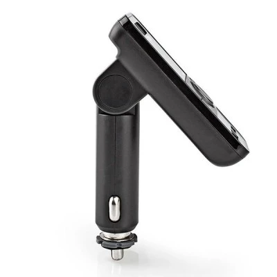 Αναμεταδότης FM NEDIS CATR130BK hands free και φορτιστής 3 σε 1 Bluetooth με οθόνη LED 0.8
