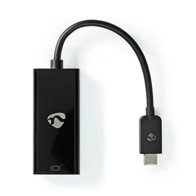 Μετατροπέας NEDIS CCGP64452BK02 από USB 3.1 Type-C αρσενικό σε Mini DisplayPort με καλώδιο 0.20m